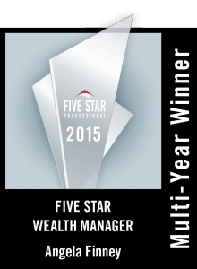 Five Star Wealth Manager badge on PSA Insurance and Financial Services' website