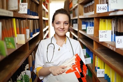 Image of a doctor on PSA Insurance and Financial Services' website