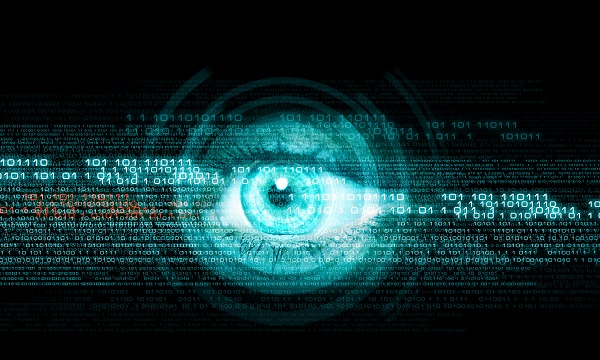 Graphic image of an eye on PSA Insurance and Financial Services' website