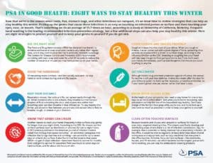 PSA In Good Health Flyer for Winter health