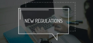 Graphic reading New Regulations on PSA Financial's website