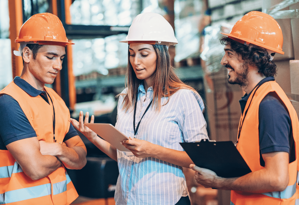 Image of employees in hardhats