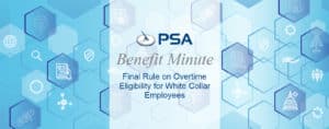 Benefit Minute image on PSA Financial's website