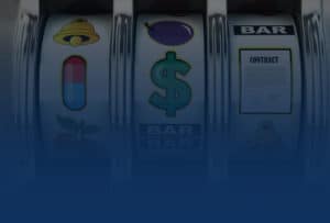 Slot machine image on PSA Financial's website