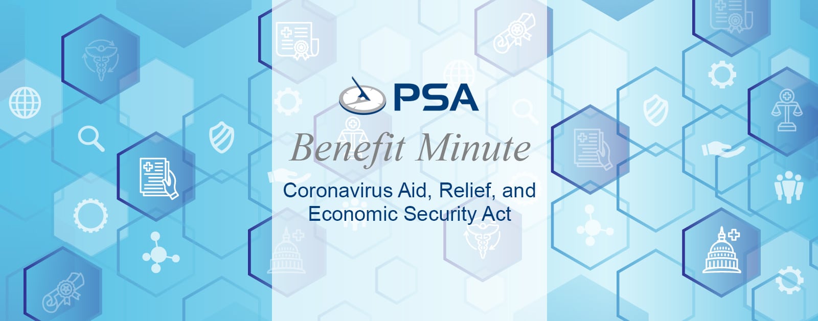 Benefit Minute graphic on PSA Financial's website
