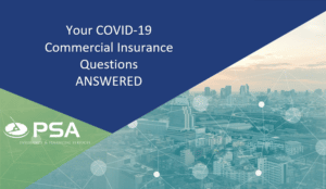 COVID webinar image on PSA Financial's website