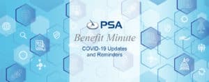 Covid-19 updates on PSA Financial's website