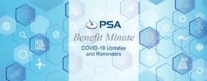 Covid-19 updates on PSA Financial's website