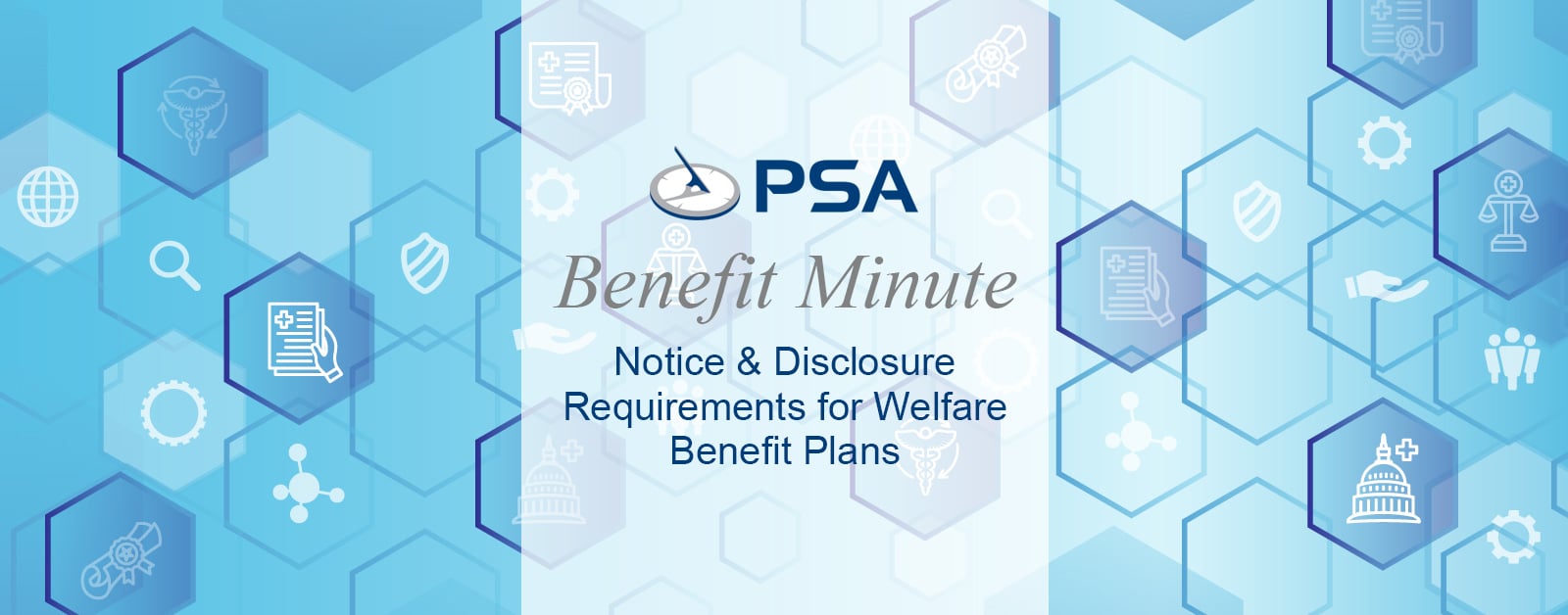 Image reading "Benefit Minute" on PSA Financial's website