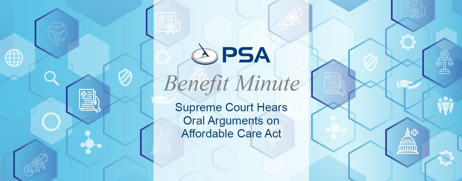 Image reading "Benefit Minute" on PSA Financial's website
