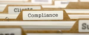 Image of a file labeled "Compliance" on PSA Financial's website