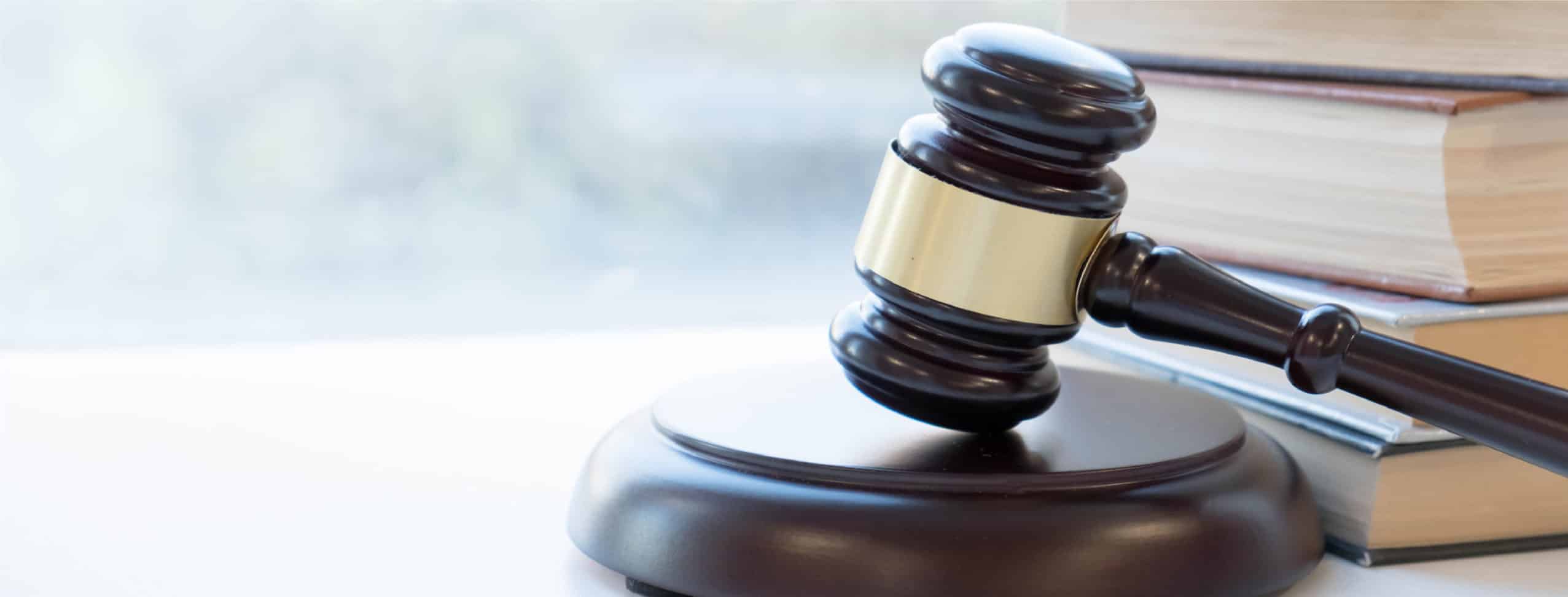 Image of a gavel on PSA Financial's website