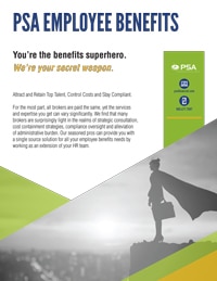 Brochure image on PSA Financial's website