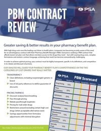 PBM Contract Review image on PSA Financial's website
