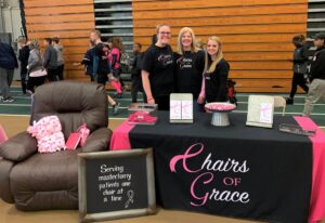 Chairs of Grace breast cancer awareness walk