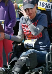 Image of a woman in a power chair on PSA Insurance & Financial Services' website