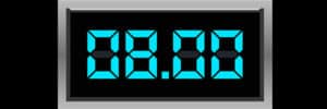 Image of a digital clock on PSA Insurance & Financial Services' website
