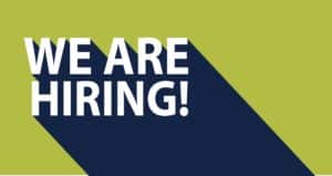 Graphic reading "We Are Hiring!" on PSA Insurance & Financial Services' website