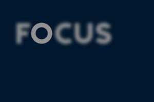 Image of the word Focus