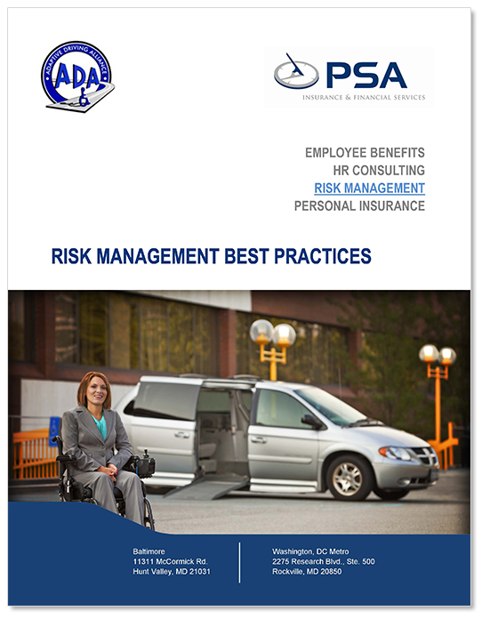 PSA article cover for risk management best practices