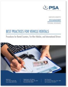 PSA article cover about practices for vehicle rentals