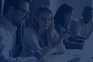 Image of employees in an office