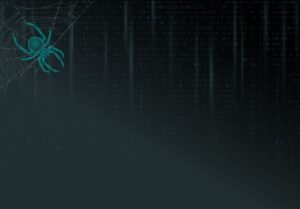 Graphic image of a spider