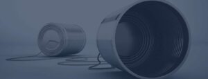 Image of cans attached by string